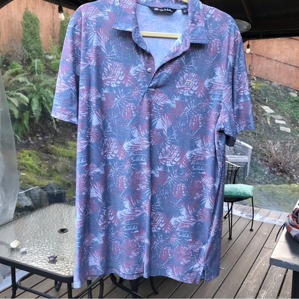 TRAVIS MATTHEW Floral Polo Shirt